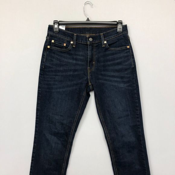 Levi's 541 Athletic Taper Fit Jeans Men Size 30x32 Dark Blue Denim B195 -5 - Picture 13 of 16